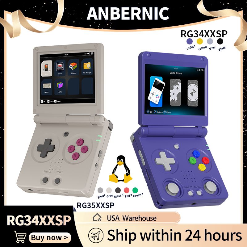 Anbernic RG34XXSP RG35XXSP フリッ - Retro Gaming N64 のレビューと価格