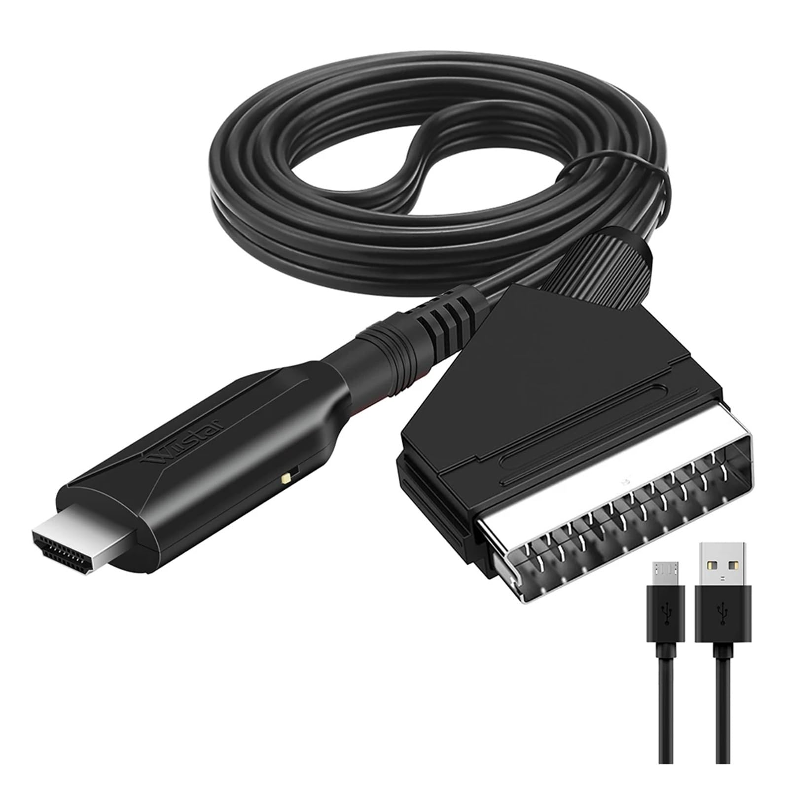 SCART-HDMI変換ケーブル ビデオ＆オーディオアダプタ - Scart To Hdmi のレビューと価格