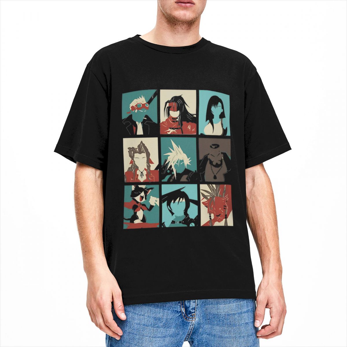 男性用ファンタジーTシャツ,7レトロ,コットン,ゲームポスタ - Retro Gaming T Shirt のレビューと価格