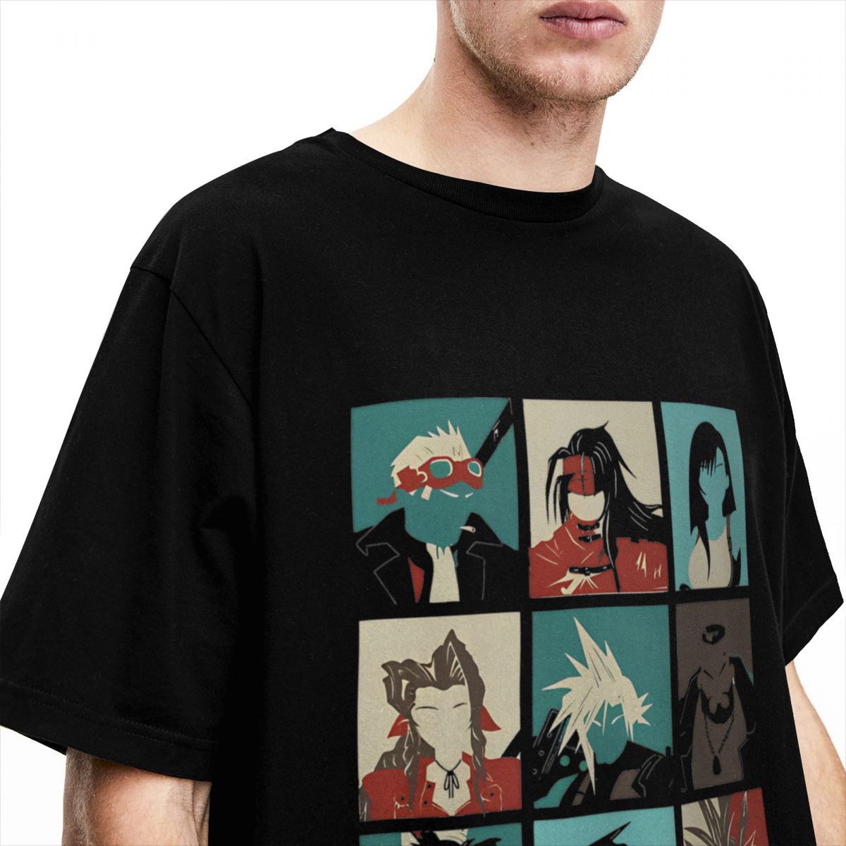 男性用ファンタジーTシャツ,7レトロ,コットン,ゲームポスタ - Retro Gaming T Shirt のレビューと価格