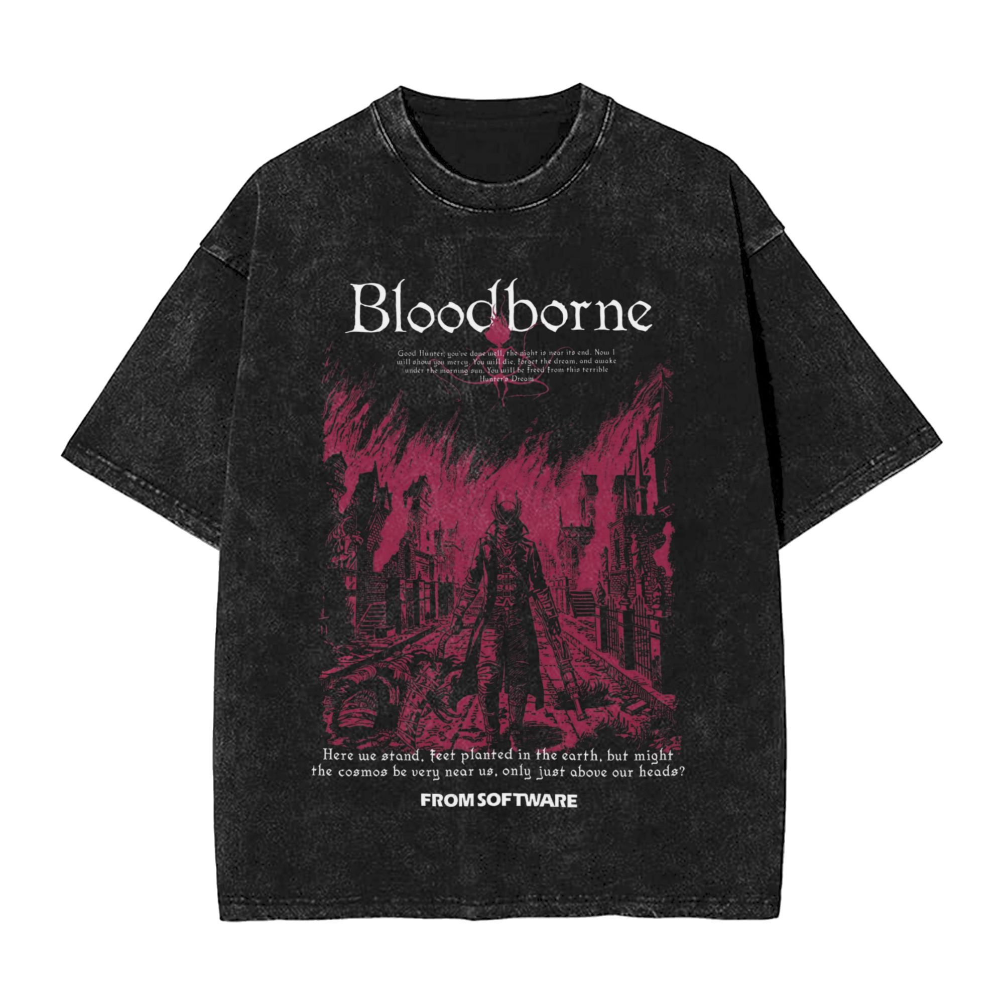 ホット販売クトゥルフ神話テーマゲーム Bloodborne  - Retro Gaming T Shirt のレビューと価格